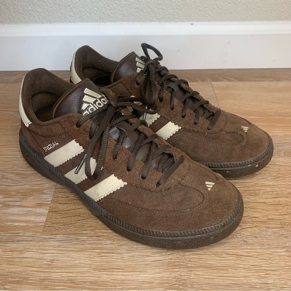 adidas Other - Adidas Spezial Brown Suede Leather Trim Men’s Sneaker Shoes